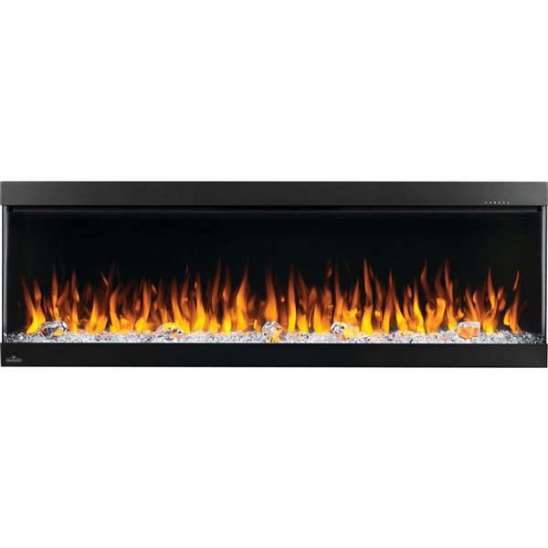 Napoléon Trivista Pictura 50-in Three-Sided Wallmount Electric Fireplace - Black