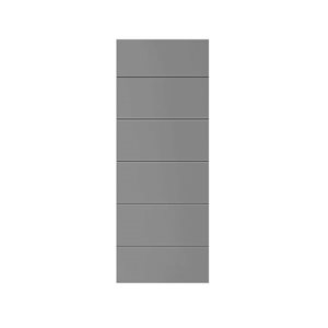 CALHOME Modern Classic Series 30 x 80-in Light Grey Stained Composite MDF Panelled Interior Door Slab for Pocket Door