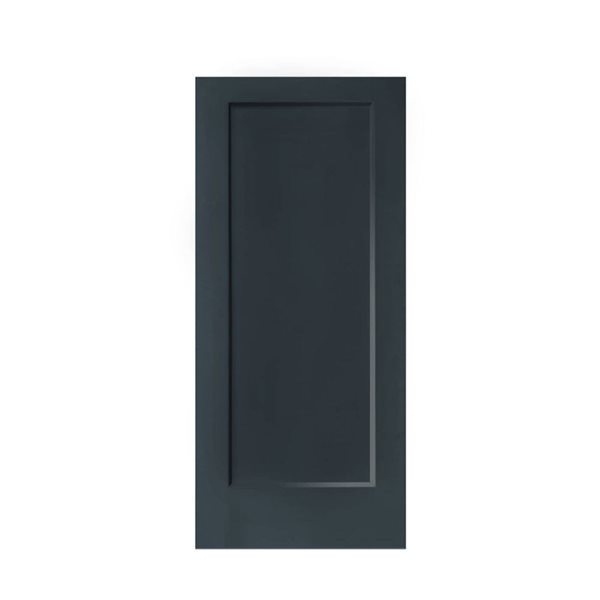 CALHOME 36 x 80-in Charcoal Grey Stained Composite MDF 1 Panel Interior Pocket Door