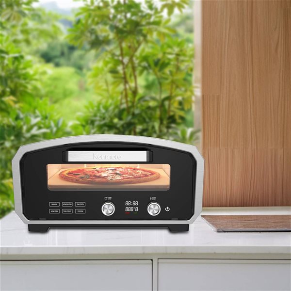 Kenmore Indoor Electric Pizza Oven for 13-in Pizza, Weather-Resistant