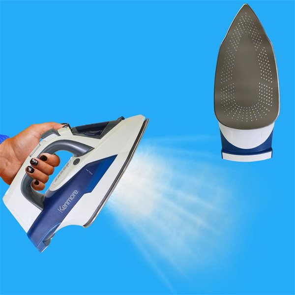 Kenmore Digital Power Steam Iron and Garment Steamer with 9 Fabric Presets