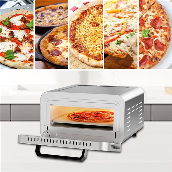 Kenmore Indoor Electric Pizza Oven for 12-in Pizza with 5 Presets, 750 °F