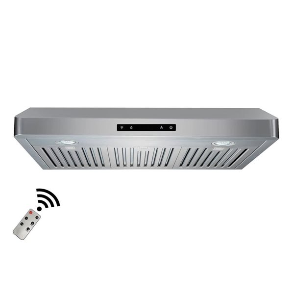 Roxon 860 CFM 30-in Under Cabinet Range Hood RXN-U12BSN-30