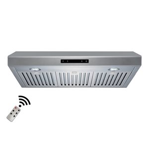 Roxon 860 CFM 30-in Under Cabinet Range Hood RXN-U14BSN-30