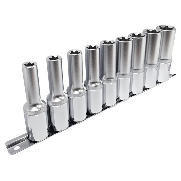 JET 9-Pc 1/2-in Drive Deep External TORX Socket Set 601322 | RONA