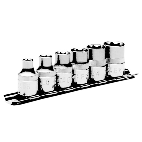 JET 6-Pc 3/8-in Drive External TORX Socket Set