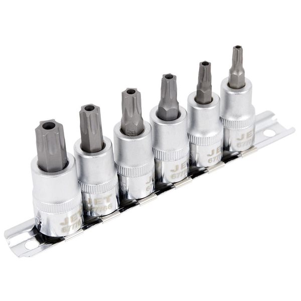 JET 6-Pc Tamperproof TORX Bit Socket Set