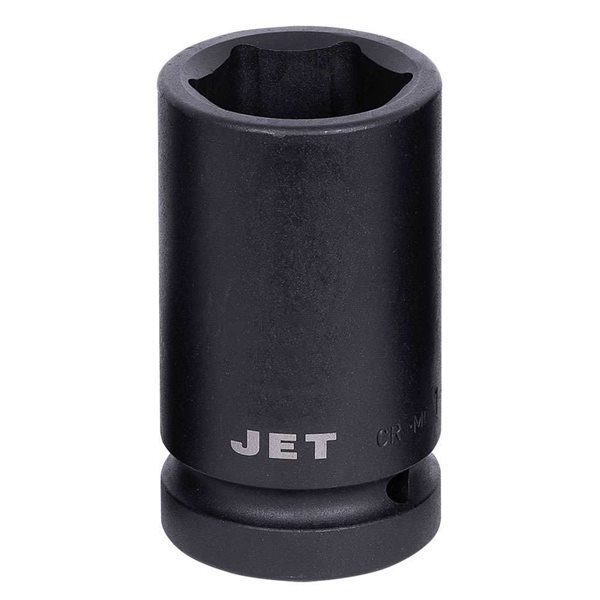 JET 1-in Drive x 1 7/16-in 6-Point Deep Impact Socket.