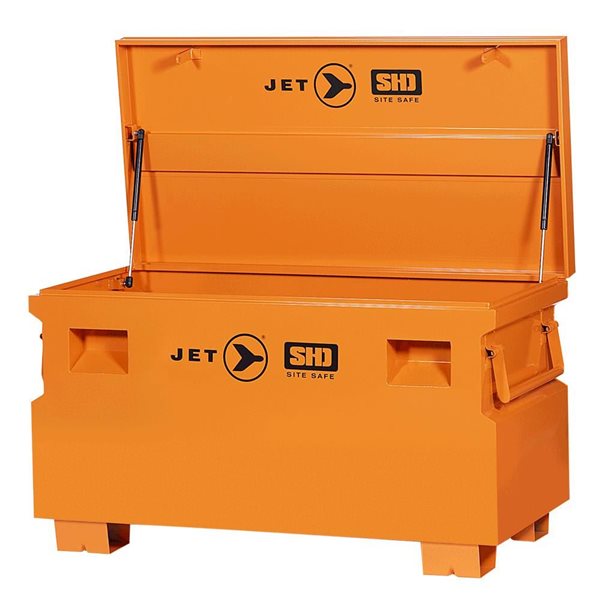 Coffre à outils de chantier JET orange super robuste, 48 po x 24 po