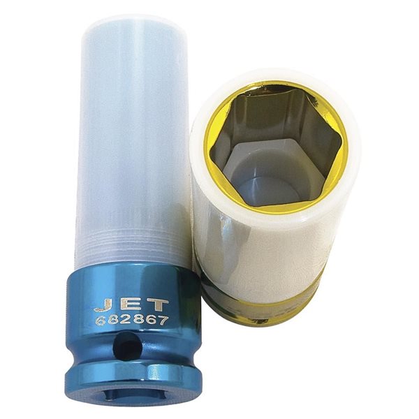 JET 1/2-in Drive x 19-mm 6-Point Mag Wheel Impact Socket