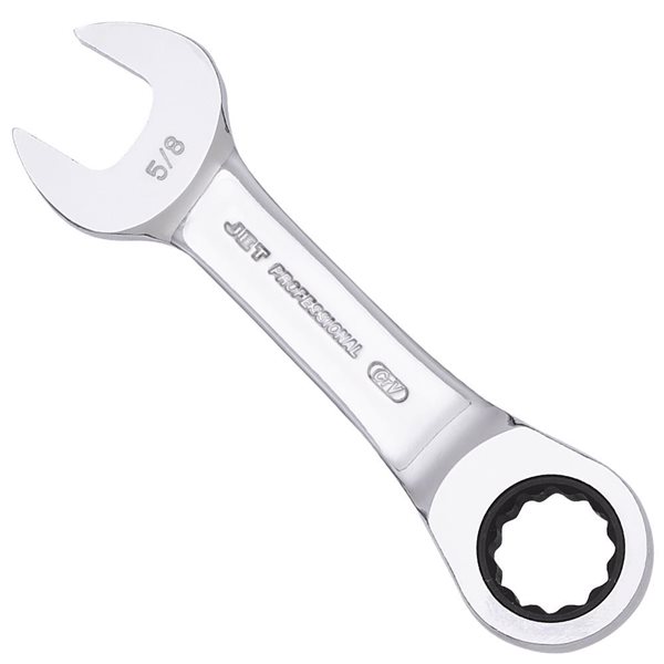 JET SAE Ratcheting Stubby Wrench - 5/8-in