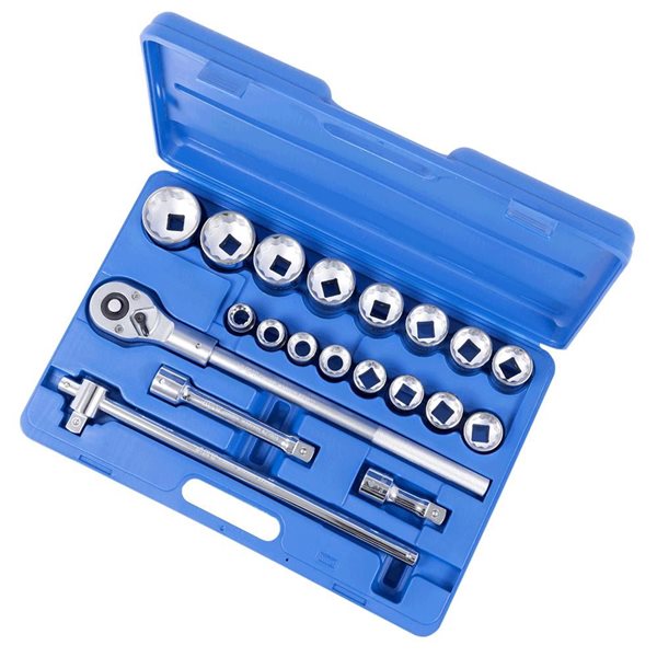 JET 21-Pc 3/4-in Drive SAE Socket Wrench Set - 12 pt. 600406 | RONA