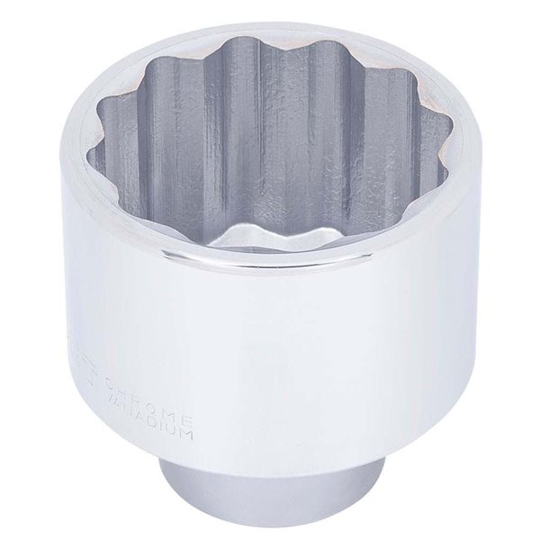 JET 1-in Drive x 3-in Regular Chrome Socket - 12 Points