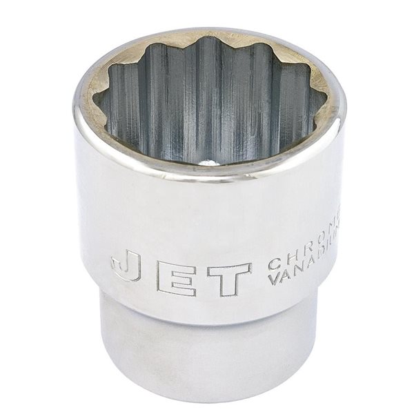 JET 3/4-in Drive x 1-1/2-in Regular Chrome Socket - 12 Points