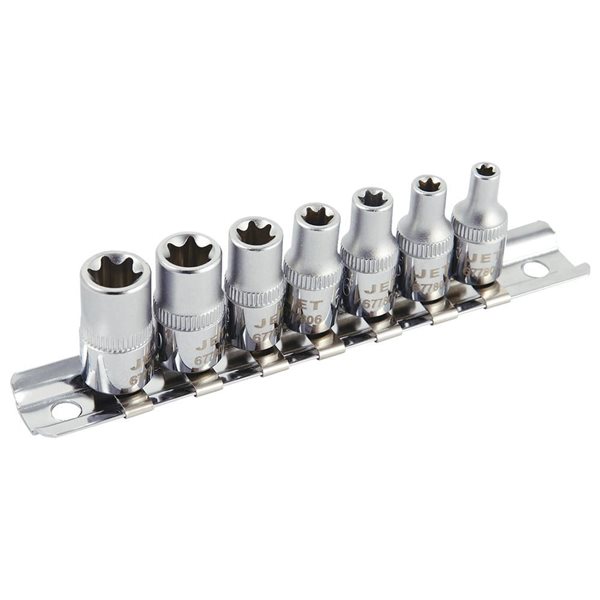 JET 7-Pc 1/4-in Drive External TORX Socket Set