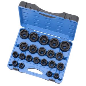 JET 21-Pc 3/4-in Drive SAE Impact Socket Set - 6 pt.