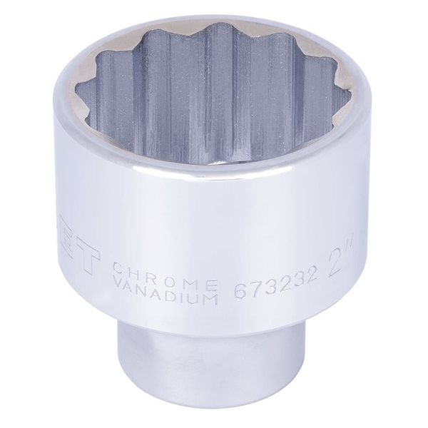 JET 3/4-in Drive x 2-in Regular Chrome Socket - 12 Points