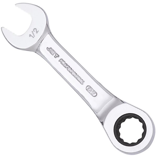 JET SAE Ratcheting Stubby Wrench - 1/2-in