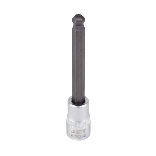 JET 3/8-in Drive x 5/16-in S2 4-in Long Ball Nose Hex Bit Socket