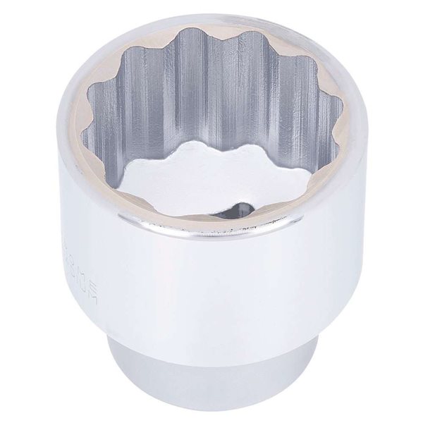 JET 1-in Drive x 2-1/4-in Regular Chrome Socket - 12 Points