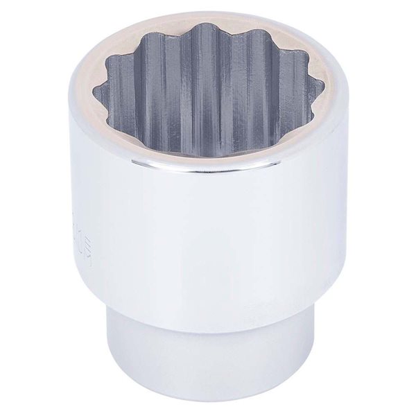 JET 1-in Drive x 2-in Regular Chrome Socket - 12 Points