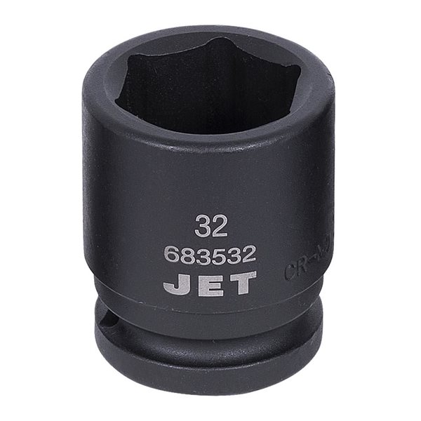 JET 3/4-in Drive x 32-mm 6-Point Regular Impact Socket