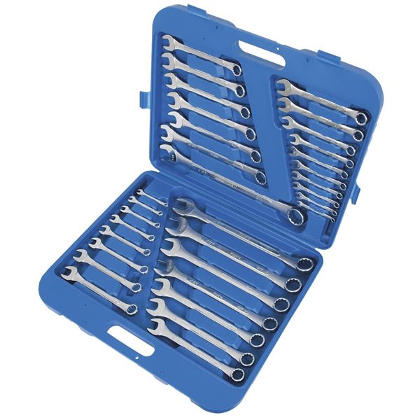 JET 32-Piece Raised Panel Combination Wrench Set - SAE/Metric