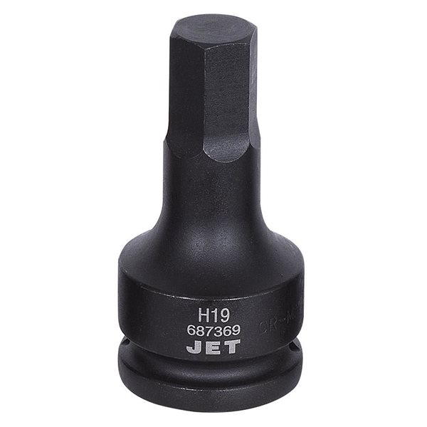 JET 3/4-in Drive x 19 mm Impact Hex Bit