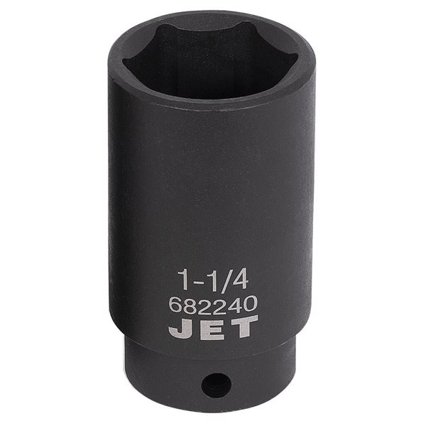 JET 1/2-in Drive x 1-1/4-in Deep Impact Socket - 6 Points