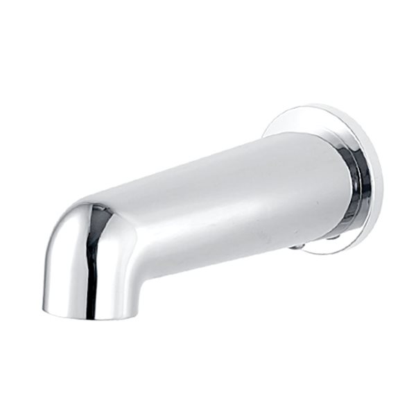 akuaplus Round Bathtub Spout, Slip-On 1/2-inch (13 mm) Without Diverter - Chrome
