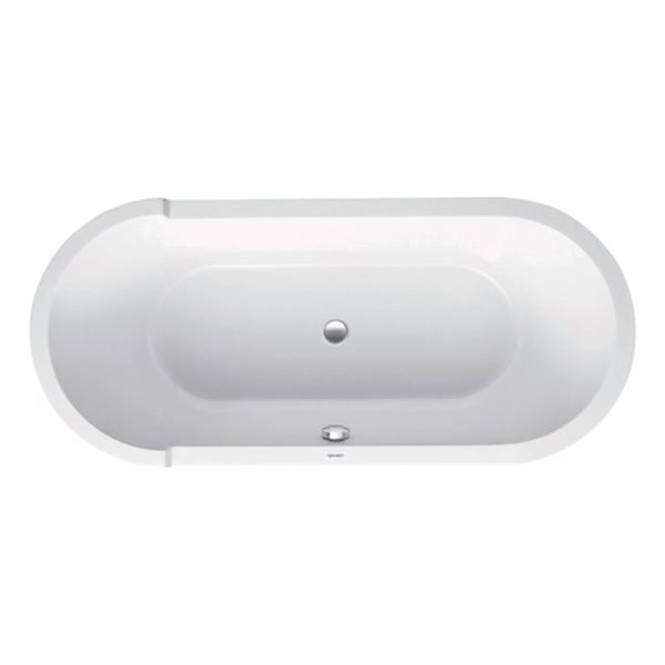 Duravit Starck 70 7/8 x 31 1/2-in White Acrylic Drop-In Bathtub