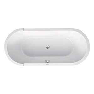 Duravit Starck 70 7/8 x 31 1/2-in White Acrylic Drop-In Bathtub