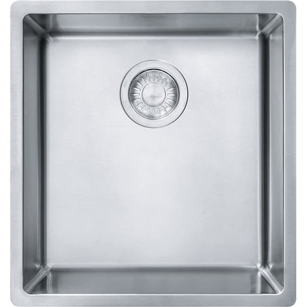 Franke Cube 16.5 x 18-in 18 Gauge Stainless Steel Undermount Single Bowl Prep Sink