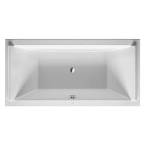 Duravit Starck 70 7/8 x 35 3/8-in White Acrylic Drop-In Bathtub