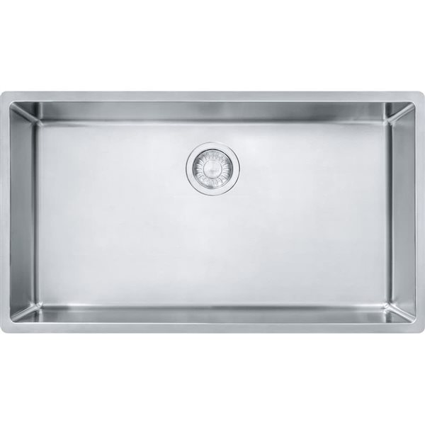 Franke Cube 31.5 x 17.7-in 18 Gauge Stainless Steel Undermount Single Bowl Kitchen Sink