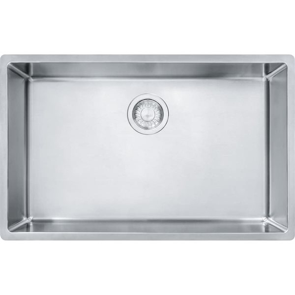 Franke Cube 28.5 x 17.7-in 18 Gauge Stainless Steel Undermount Single Bowl Kitchen Sink