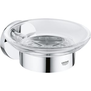 GROHE Essentials Chrome Soap Dish with Holder