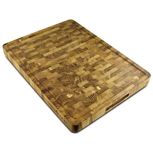 Pinnacolo Teak Butcher Block End Grain Cutting Board