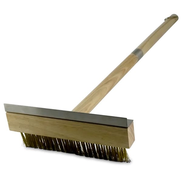 Pinnacolo Wire Bristle Broom With Scraper