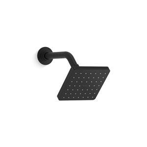 KOHLER Parallel Matte Black 1-Spray 5-in W Shower Head