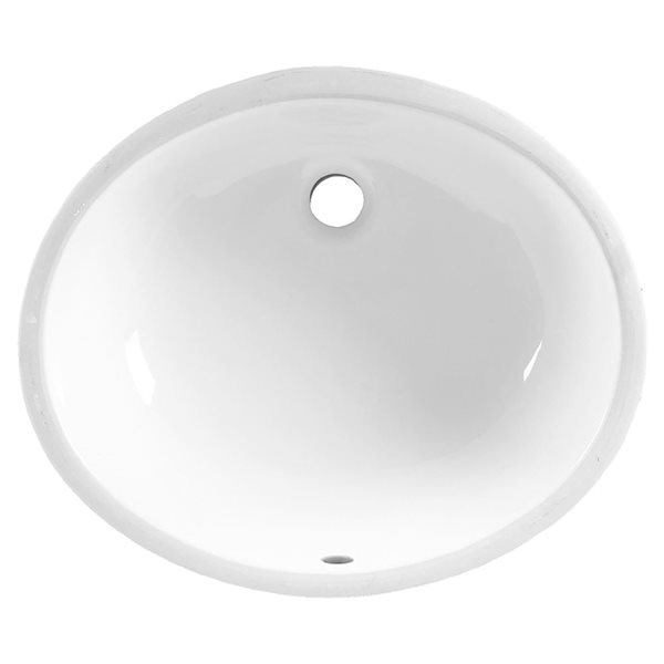American Standard Ovalyn Vitreous China Undermount Oval Medium Bathroom Sink