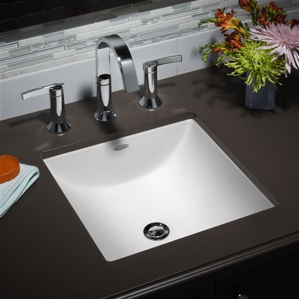 American Standard Studio Vitreous China Undermount Square Bathroom Sink