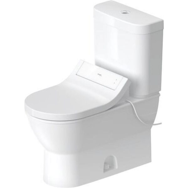 Duravit Darling New 1.28 gal/flush White Single Flush Elongated 2-Piece Toilet Bowl