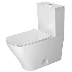 Duravit DuraStyle 1.28 gal/flush White Single Flush Elongated 2-Piece Toilet Bowl