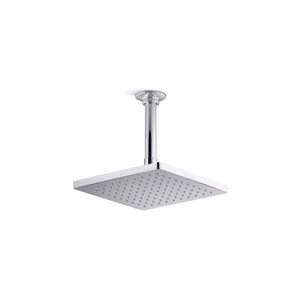KOHLER Honesty Polished Chrome 1-Spray 8-in W Rain Shower Head