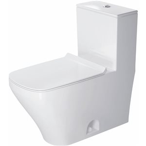 Duravit DuraStyle 1.28 gal/flush White Single Flush Elongated 1-Piece Toilet w/ Top Push Button Flush