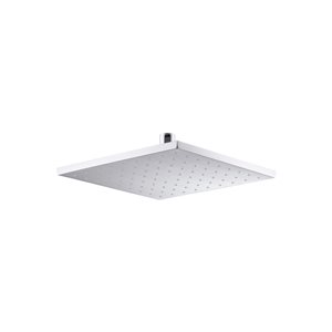 KOHLER Rain Polished Chrome 1-Spray 10-in W Contemporary Square Rain Shower Head
