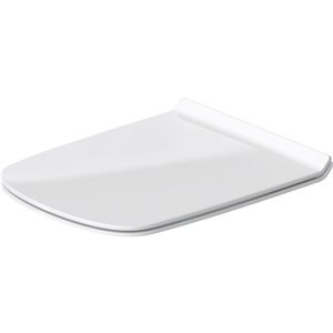 Duravit DuraStyle White Plastic Elongated Slow Close Toilet Seat