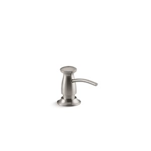 KOHLER Transitional Stainless Steel Soap and Lotion Dispenser