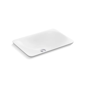 KOHLER Tides Vitreous China Drop-In Oval Bathroom Sink